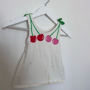 Cherry Print Kids Tank Top